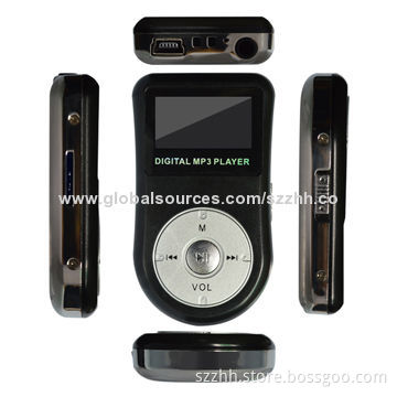 1.1-inch LCD MP3 Players with FM Radio/Voice Recorder/E-booking/Support MicroSD Card, OEM Brand